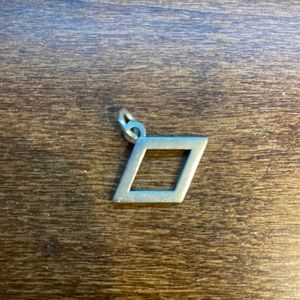 Alpha Delta Pi Diamond Shaped Pendant